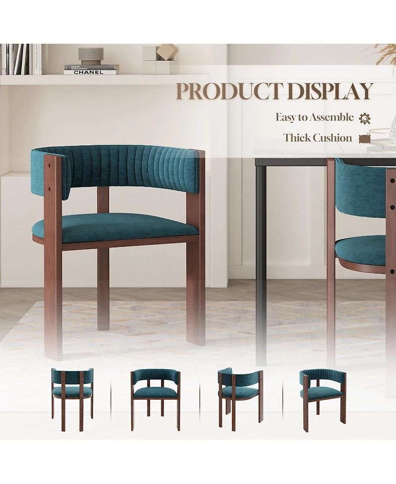 Wooden dining chairs set of 2 room chair for kitchen, home, living room,