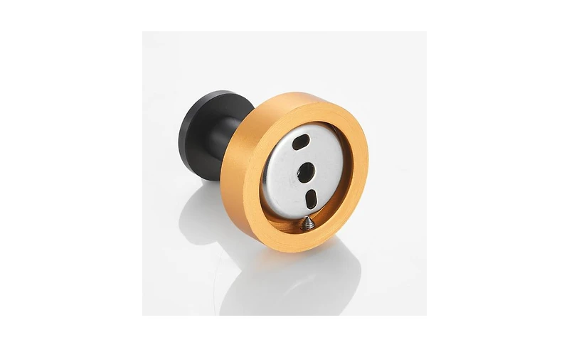 Slickblue Round Base Wall-Mounted Coat Hook with Screws Durable and Stylish Organizer for Coats and Accessories