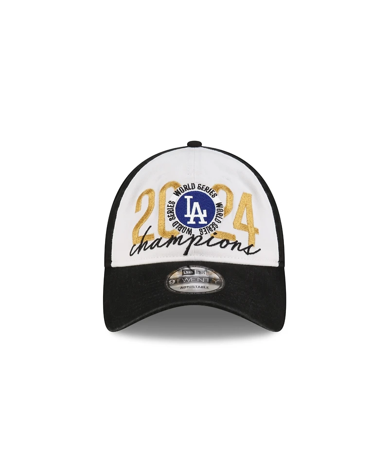 New Era Men's Black Los Angeles Dodgers 2024 World Series Champions 9TWENTY Adjustable Hat