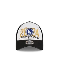 New Era Men's Black Los Angeles Dodgers 2024 World Series Champions 9TWENTY Adjustable Hat