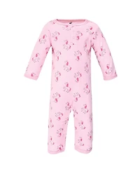 Hudson Baby Baby Girls Hudson Cotton Coveralls 3pk
