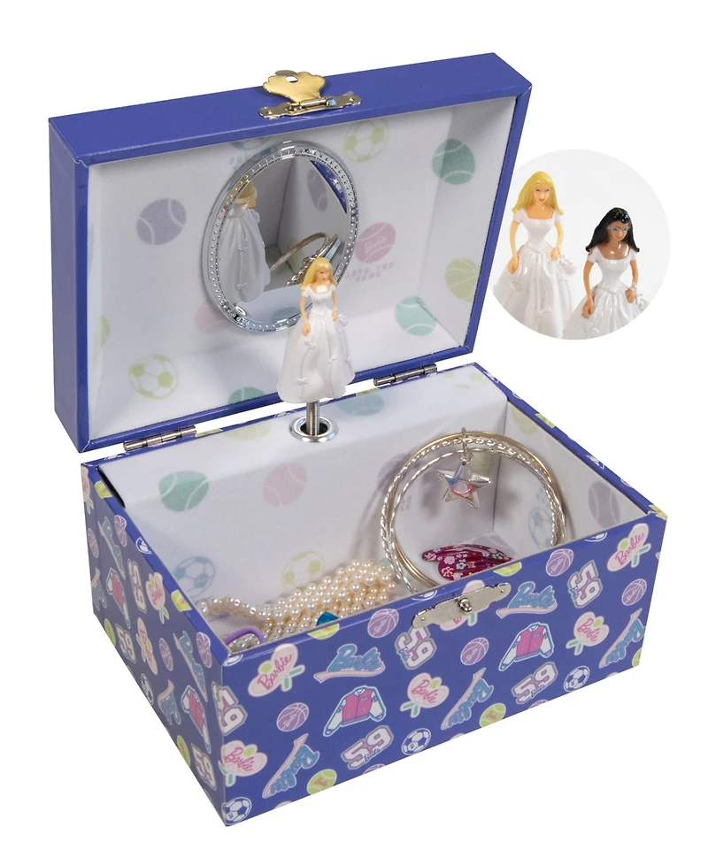 Mele & Co Barbie Sport Musical Ballerina Jewelry Box