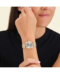 Rosefield Ace Xs Women's Gold Tone Stainless Steel Bracelet Watch 29mm