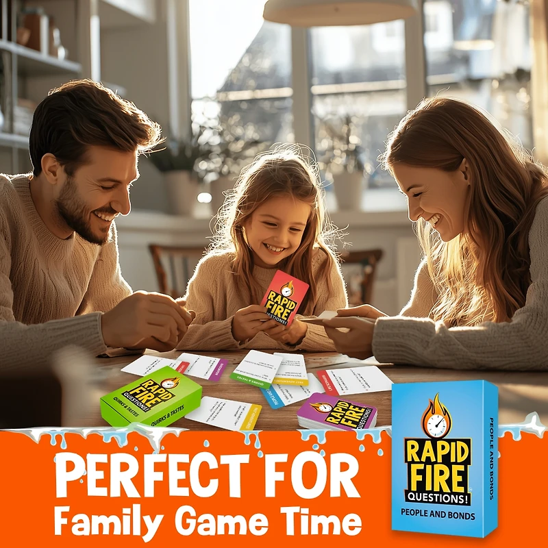Quokka Family Conversation Cards - Engaging Icebreaker Game for Kids and Adults