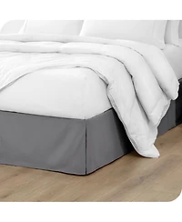 Bare Home Tailored 15" Full Xl Pleated Bedskirt