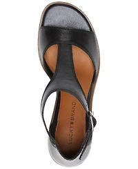 Lucky Brand Women's Sabeni T-Strap Block-Heel City Sandals
