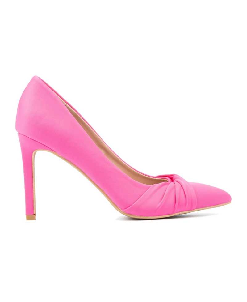 Women's Monique- Knotted Pointy High Heels Pump Heels