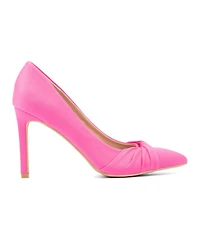 Women's Monique- Knotted Pointy High Heels Pump Heels