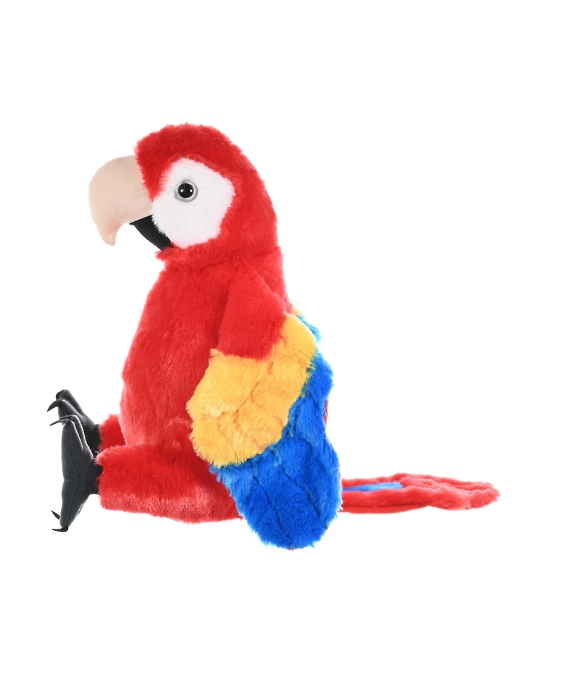 Wild Republic Cuddlekins Scarlet Macaw Stuffed Animal, 12 Inches