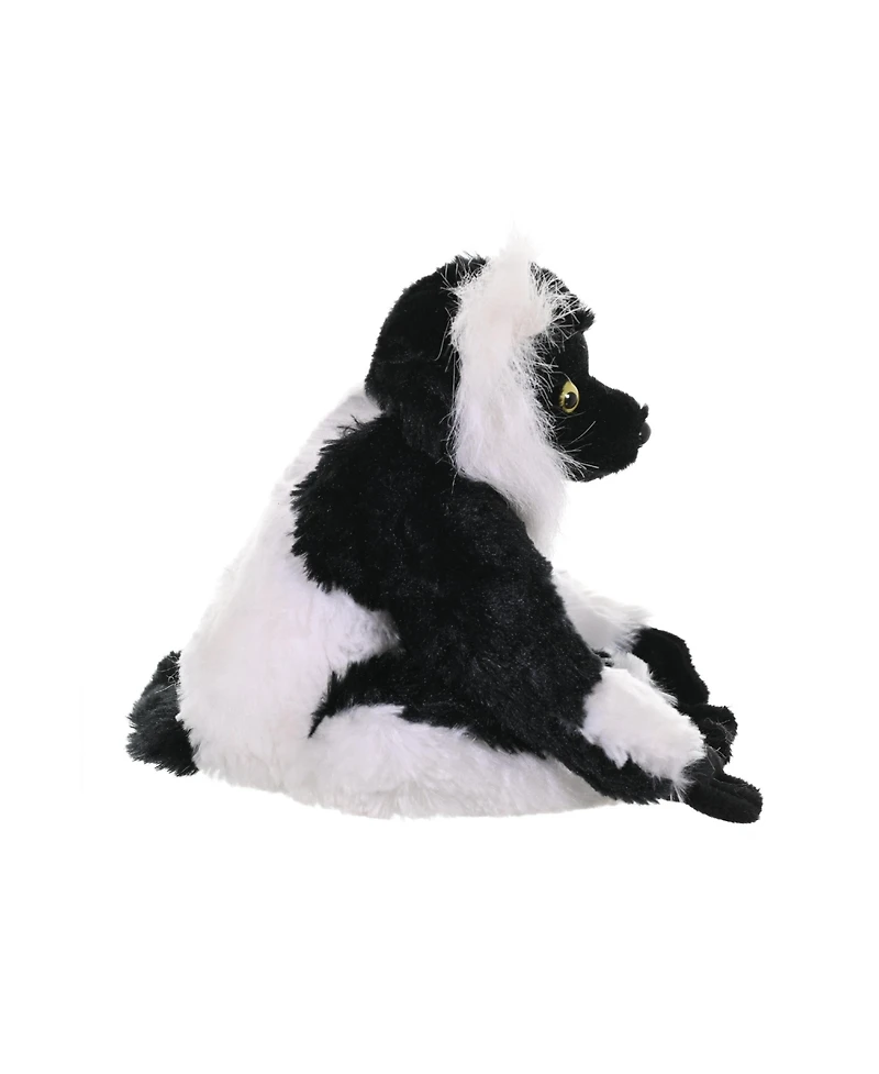 Wild Republic Cuddlekins Mini Black & White Ruffed Lemur Stuffed Animal, 8 Inches