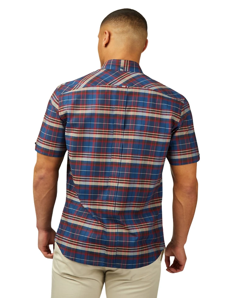 Ben Sherman Men's Classic Check Short Sleeve Shirt