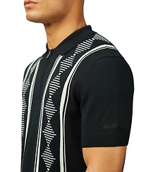 Ben Sherman Men's Argyle Jacquard Polo Shirt