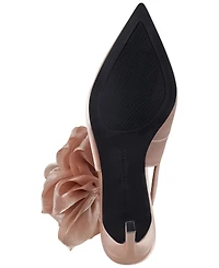 Kkarl Lagerfeld Paris Women's Savie Flowers Slingback Pumps