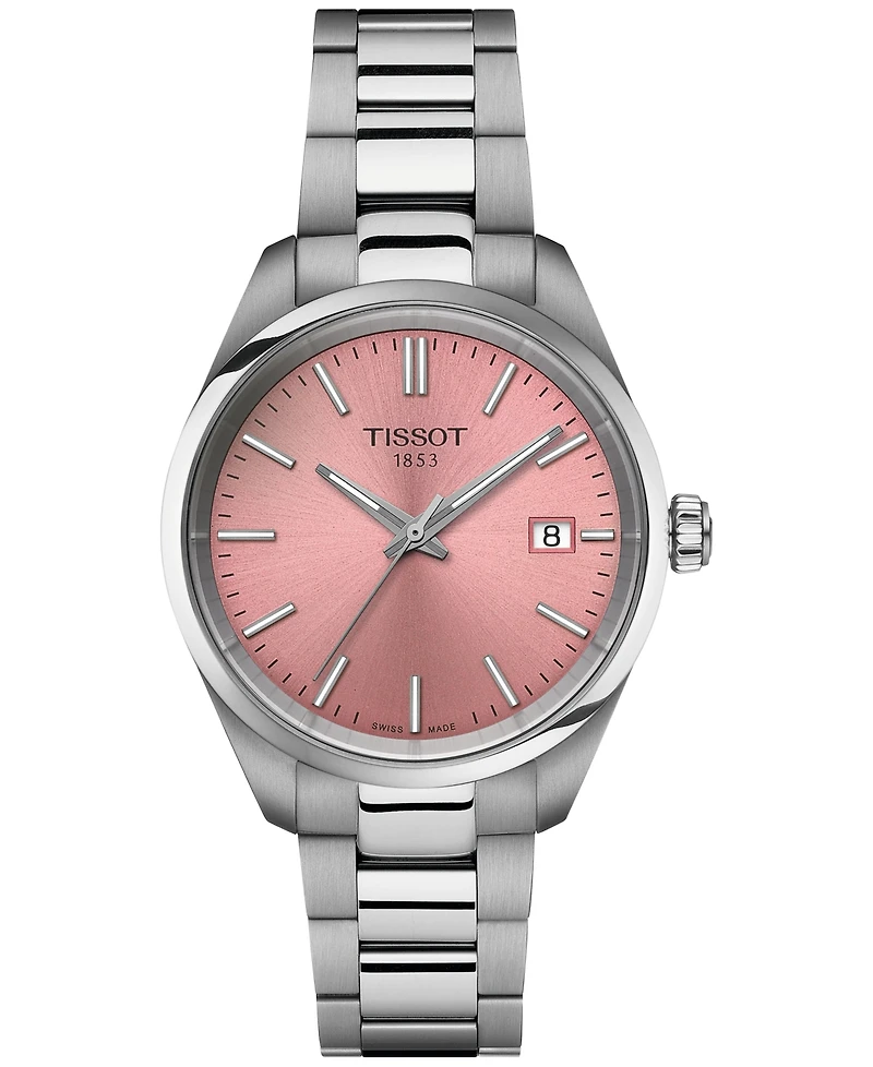 Tissot Women's Swiss Pr 100 Stainless Steel Bracelet Watch 34mm