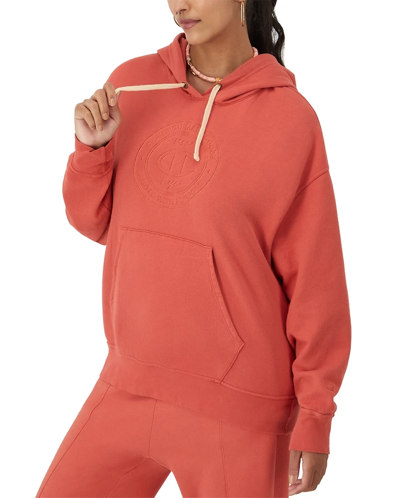 Champion Women's Embroidered Logo Hooded Sweatshirt