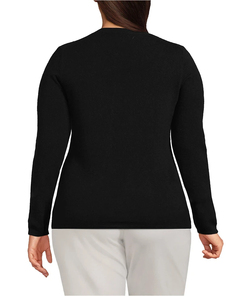 Lands' End Plus Cashmere Sweater