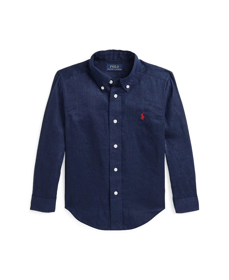 Polo Ralph Lauren Toddler and Little Boys Linen Shirt