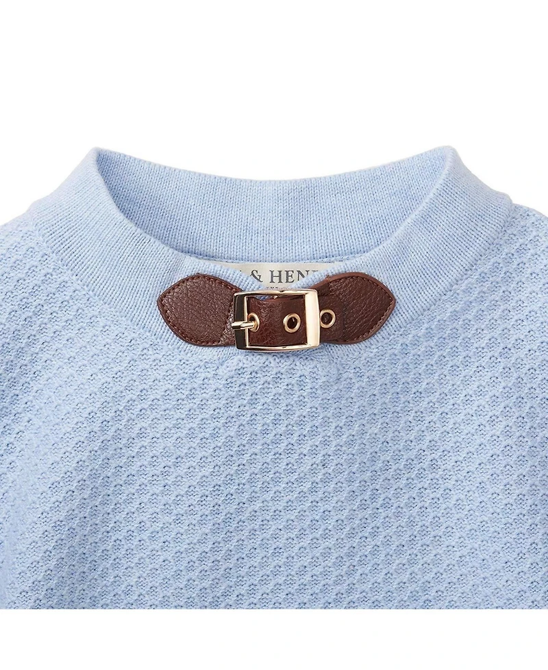 Hope & Henry Baby Girls Square Sweater Cape