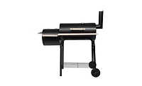 Slickblue Oil Drum Charcoal Furnace with High-Temperature Spray Paint (500-600 Degrees) – 15cm Diameter with Plastic Wheel