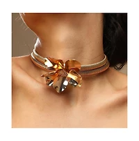 Sohi Women's The Poppy Choker Necklace