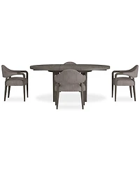 Griffith 5 Pc. Round Dining Set (Table & 4 Arm Chairs), Created for Macy's