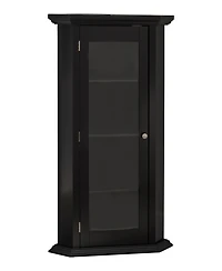 Kings Brand Furniture Cambridge Corner Curio Storage Cabinet