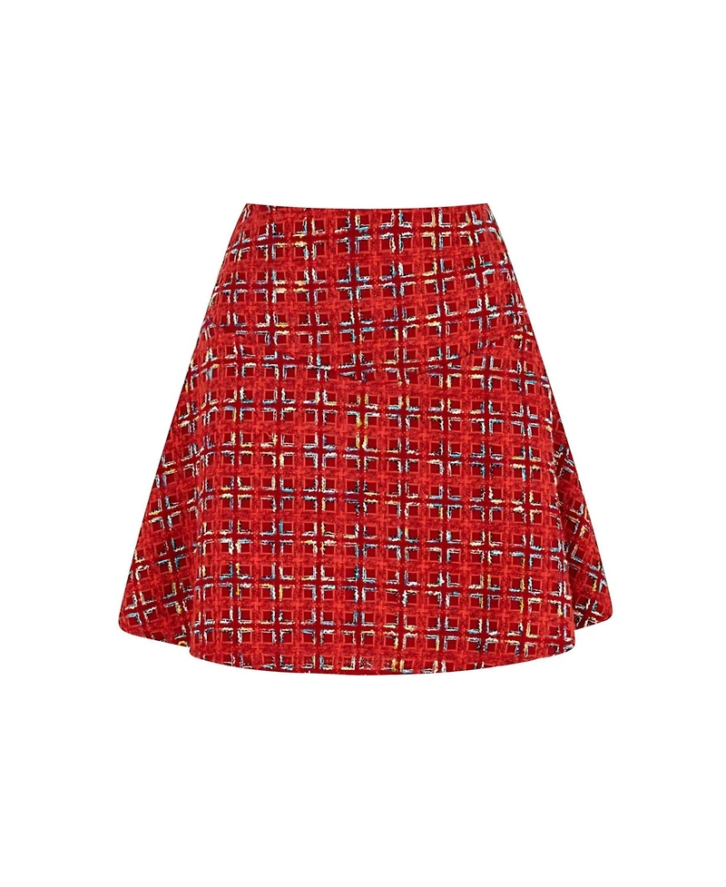Nocturne Women's Tweed Mini Skirt