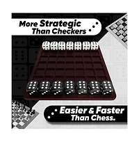 Swooc Games - Dittle - Dice Battle | Ages 6+ | Unique Wooden Coffee Table Games For Adults And Family | Best Board Games For Kids