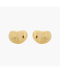 Sterling Silver 18k Gold Plated Alexandra Stud Earrings – Dainty Summer Earrings, Lightweight, Vacation Style, Warm Weather Look