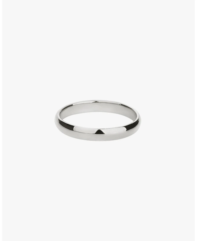 Sterling Silver Ingrid Classic Band Ring Size 7 – Everyday Summer Ring, Sleek Finish, Gift for Her
