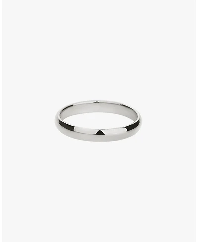 Sterling Silver Ingrid Classic Band Ring Size 7 – Everyday Summer Ring, Sleek Finish, Gift for Her