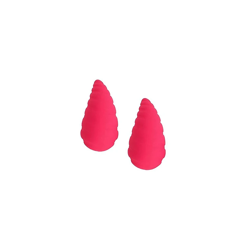 Sohi Women's The Medium Shell Stud Earrings