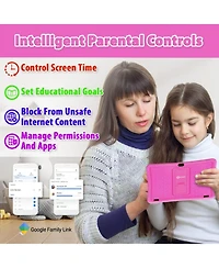 Contixo 10"Kids Tablet 32GB, Includes 80+ Disney Storybooks & Stickers, Kid-Proof Case with Kickstand & Stylus, (2024 Model)