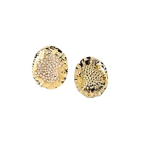 Sohi Women's The Lilypad Drop Earrings