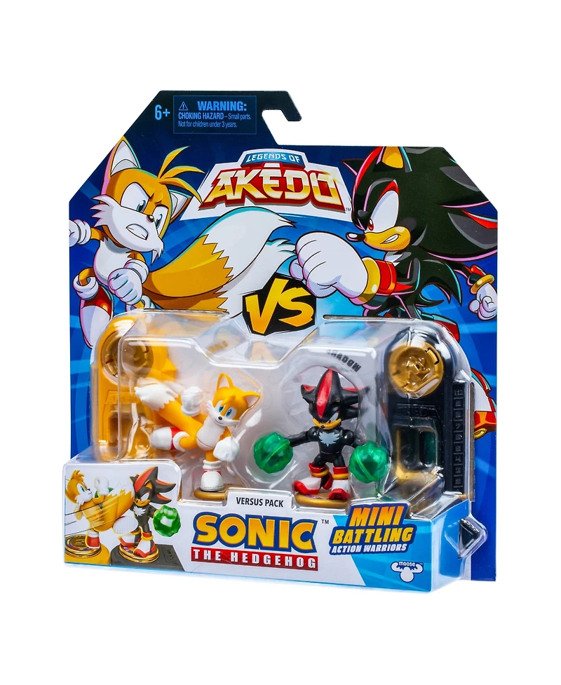 Akedo Sonic the Hedgehog Tails Versus Shadow S1 Action Figure