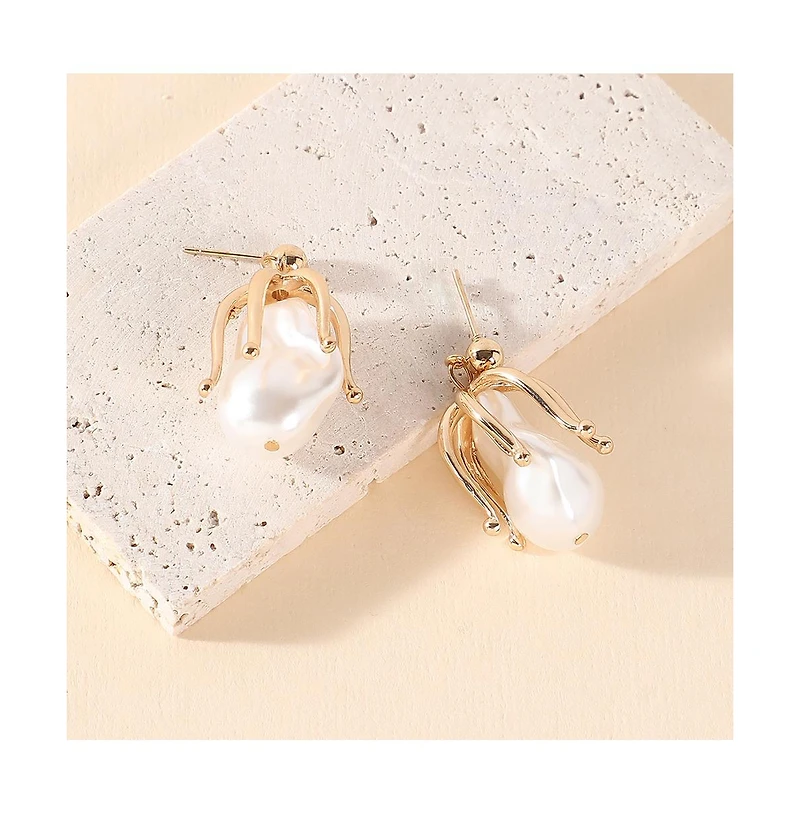 Sohi Women's The Bud Drop Earrings