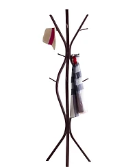 Kings Brand Furniture Corbet Metal 12 Hook Coat & Hat Rack, Bronze