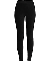 Lands' End Women's Sport Knit High Rise Corduroy Leggings