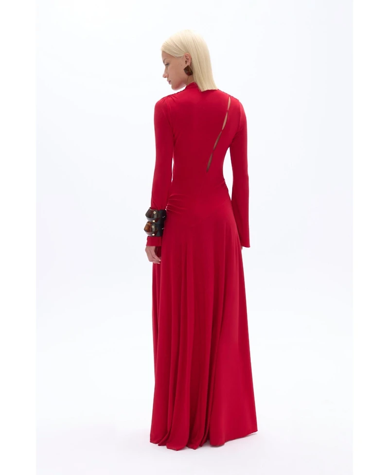 Nocturne Women's Double Breasted Long Dress