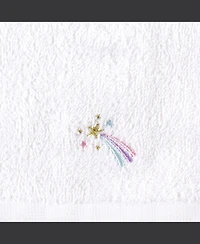 Hudson Baby Infant Girl Super Soft Cotton Washcloths, Unicorn, One Size
