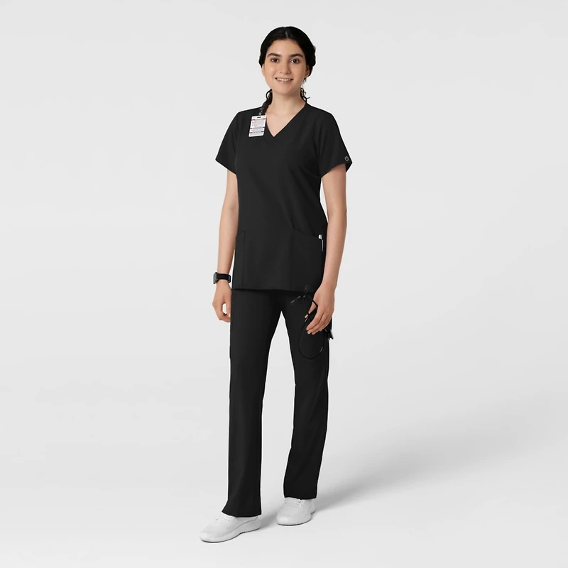 Wink Women's W123 Basic V-Neck Scrub Top