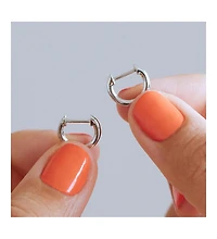 Ana Luisa Sterling Silver Mini Huggie Hoops - Mini Huggie Hoops Silver