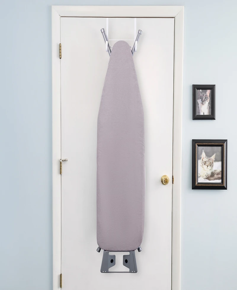 Seymour Home Products Adjustable Height, 4 Leg Ironing Board with Mesh Top and Iron Rest