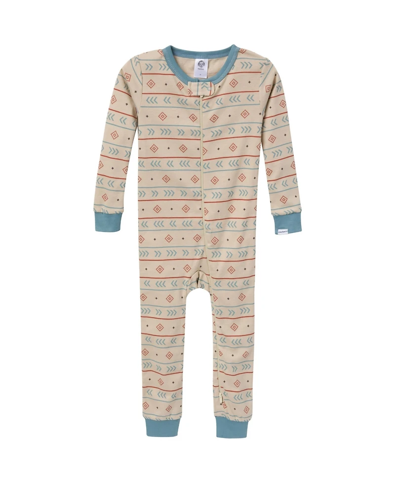 Gerber Toddler Boys' Snug Fit Footless Pajamas, 3-Pack, Safari
