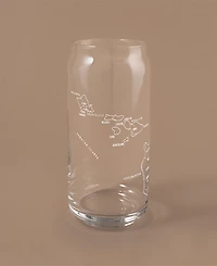 Narbo The Can Hawaii Map Everyday Glassware, Set of 2