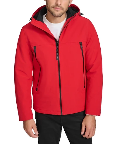 Calvin Klein Men's Sherpa Lined Infinite Stretch Soft Shell Jacket