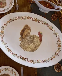 Casafina by Costa Nova Plymouth Turkey Platter, 22"