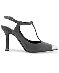 Kenneth Cole New York Women's Romi Cap Toe T-Strap Pumps