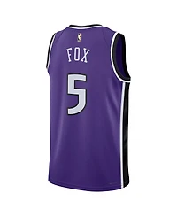 Nike Men's and Women's De'Aaron Fox Purple Sacramento Kings 2024/25 Swingman Jersey - Classic Edition