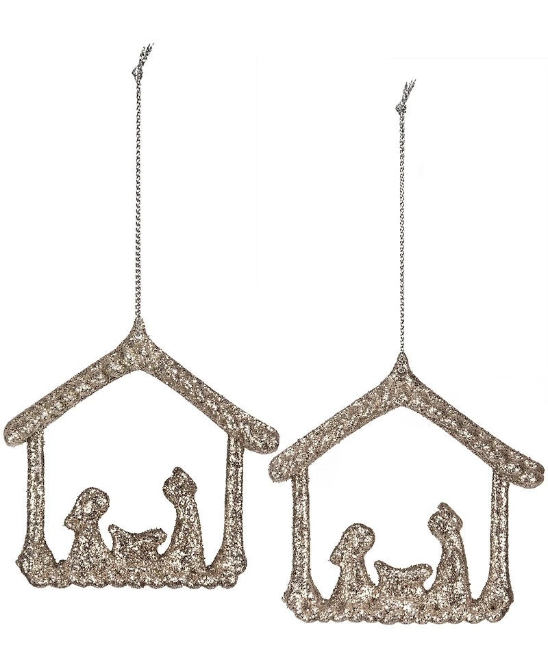 Primitives by Kathy Nativity Ornament Set
